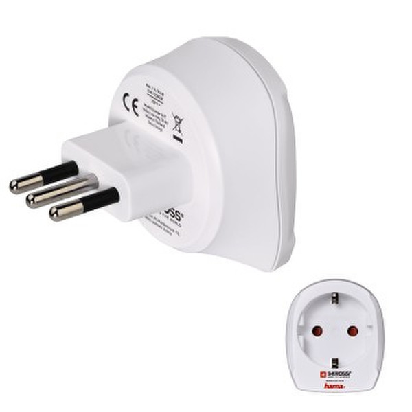 Hama 128212 White socket-outlet