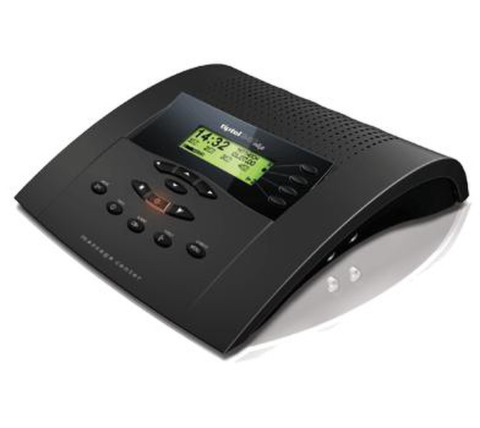 Tiptel Answering machine 340 Clip 60min Black answering machine