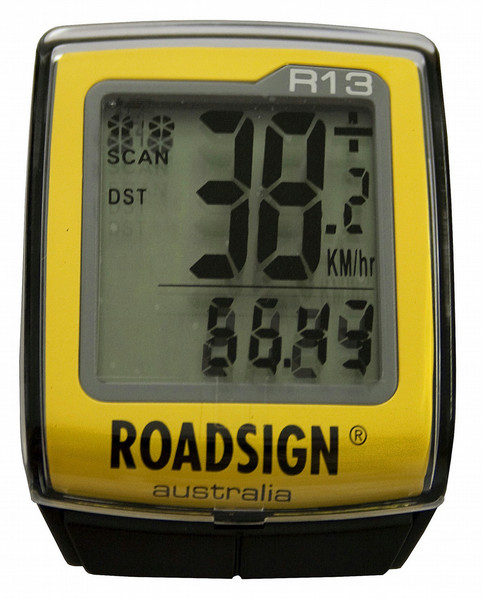 Roadsign 801931 Черный, Желтый bicycle computer