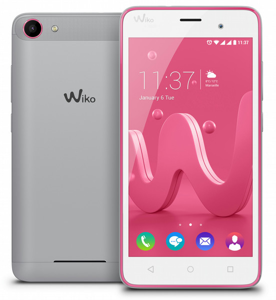 Wiko Jerry 8ГБ Розовый, Cеребряный