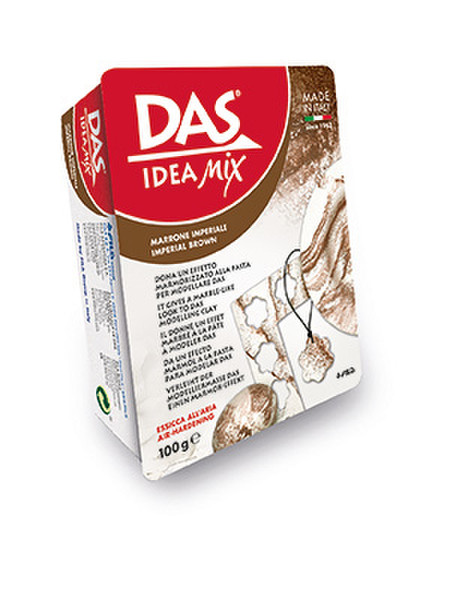 DAS Idea Mix Модельная глина 100г Коричневый 1шт