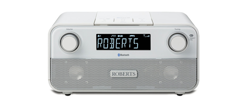 Roberts Radio Blutune 50 White Persönlich Analog & digital Weiß Radio