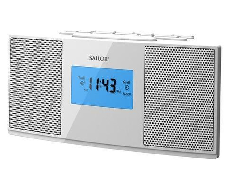 Sailor SA-236 Tragbar Digital Weiß Radio
