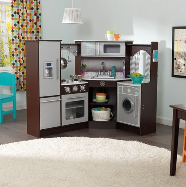 KidKraft Ultimate Corner Play Kitchen with Lights and Sounds