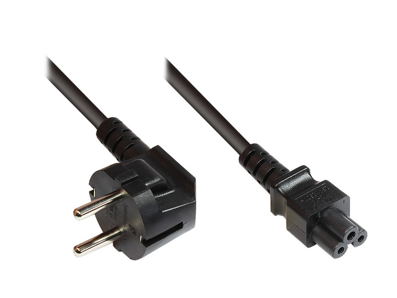 Alcasa 1553-KO 1.8m CEE7/4 Schuko C5 coupler power cable
