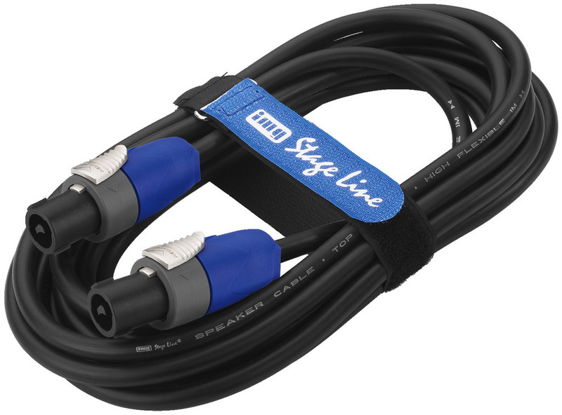 Monacor MSC-515/SW 15m Speakon Speakon Black