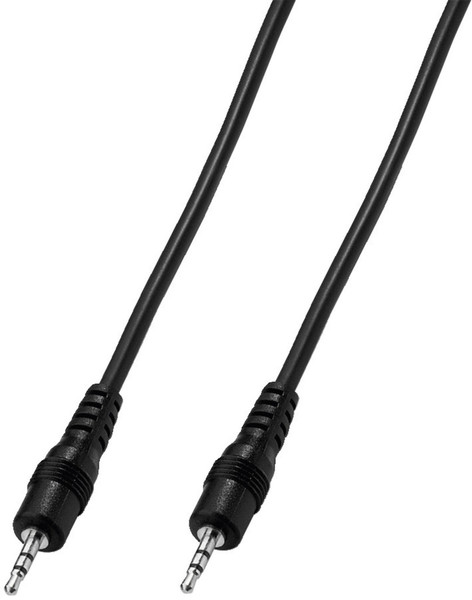 Monacor ACS-225 2m 2.5mm 2.5mm Schwarz Audio-Kabel