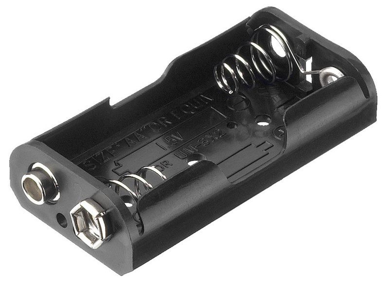 Monacor A-307/IT 2 AA battery holder/snap