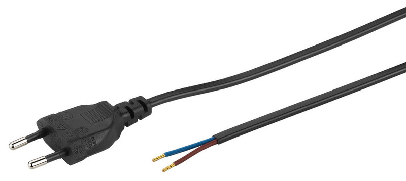 Monacor AC-200BK 2m CEE7/16 Black power cable