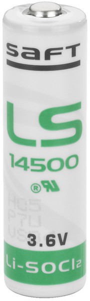 Monacor LS-14500 Lithium 2450mAh 3.6V rechargeable battery