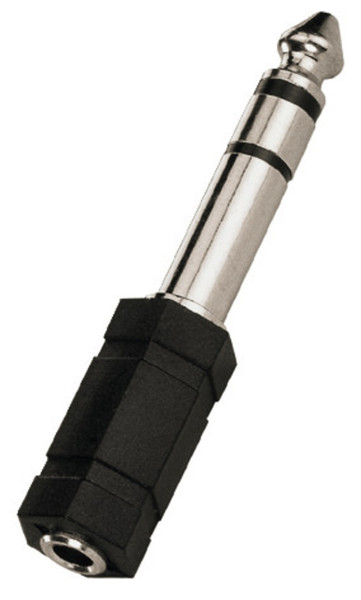 Monacor NTA-171 6,3 мм 3,5 мм Черный, Металлический кабельный разъем/переходник