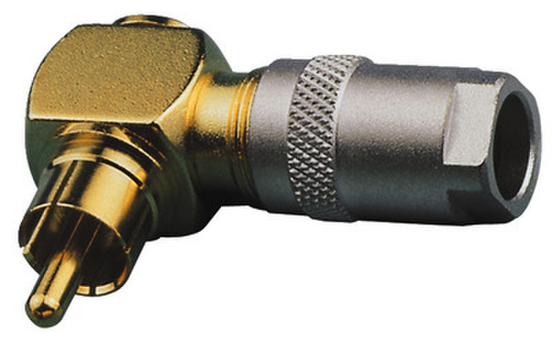 Monacor T-714G RCA plug Gold,Metallic wire connector