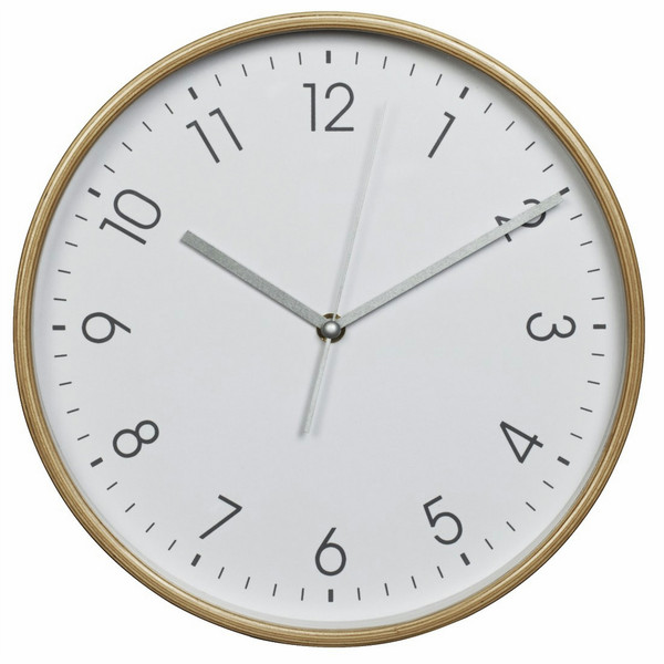 Hama HG-250 Quartz wall clock Circle Brown