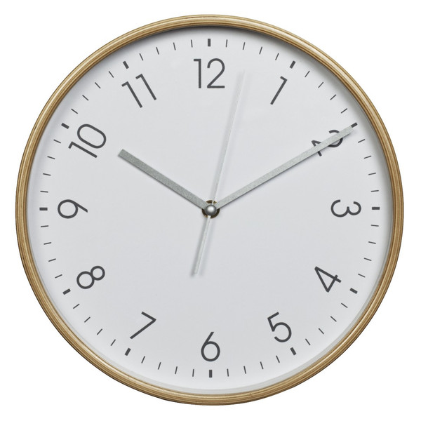 Hama HG-320 Quartz wall clock Circle Brown