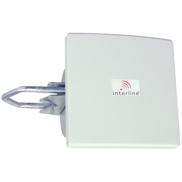 Interline IP-G08-F2425-HV-R Direktional RP-SMA 8dBi Netzwerk-Antenne