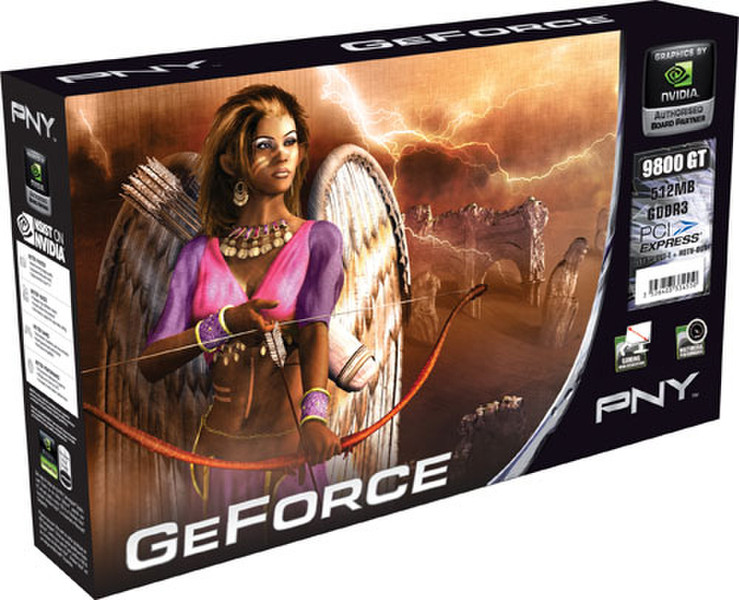 PNY GeForce™ 9 9800GT PCI-E 512MB GeForce 9800 GTX GDDR3