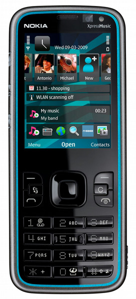 Nokia 5630 XpressMusic Черный, Синий смартфон