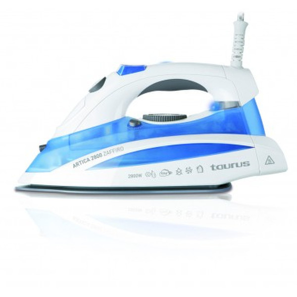 Taurus Artica 2800 Steam iron Saphir soleplate 2800Вт Синий, Белый