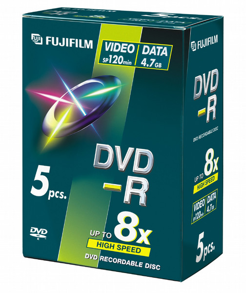 Fujifilm DVD-R 4,7Gb Videobox 8x