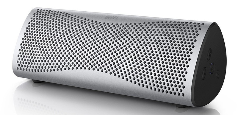 KEF MUO Stereo portable speaker 15W Silber