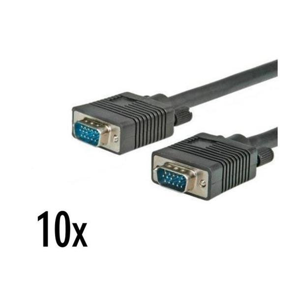 Nilox NX090204111 2м VGA (D-Sub) VGA (D-Sub) Черный VGA кабель