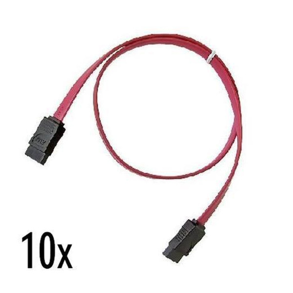 Nilox NX090305118 0.5м SATA SATA Черный, Красный кабель SATA