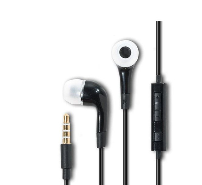 Tech Fuzzion EPHSTE0182BK Binaural In-ear Black mobile headset
