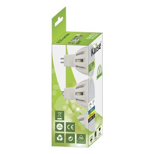 Kaise 8436039312159 3.5W GU5.3 A White energy-saving lamp
