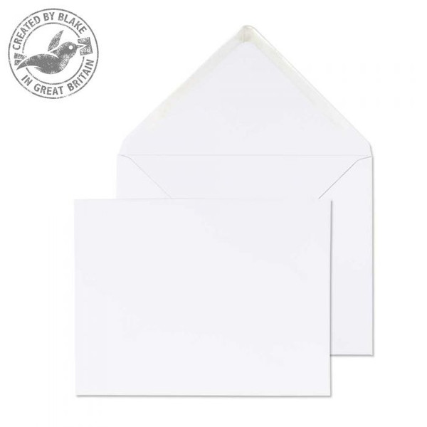 Blake Purely Everyday White Gummed Banker Invitation 184X235mm 100gsm (Pack 500)