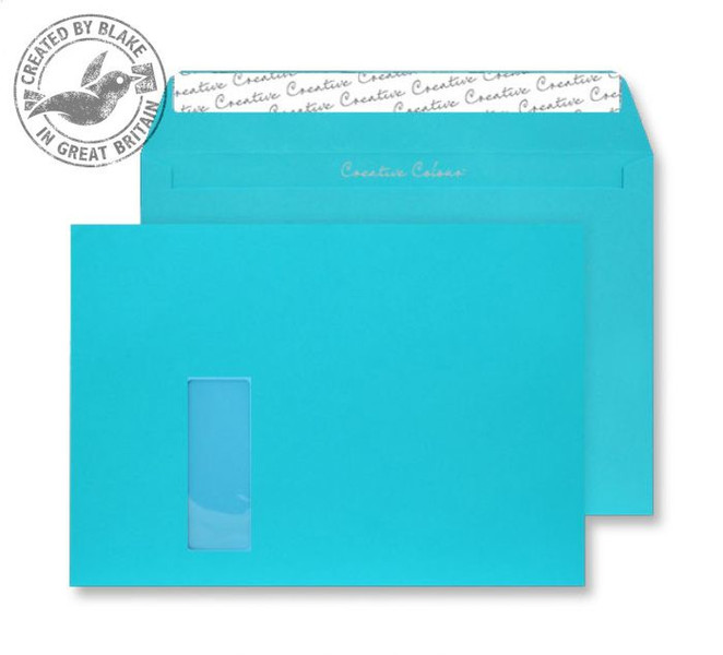 Blake Creative Colour Cocktail Blue Peel and Seal Wallet Window C4 229x324mm (Pack 250)