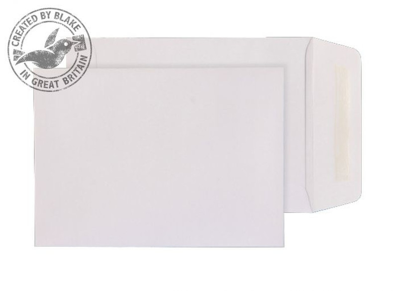 Blake Purely Everyday White Gummed Pocket 190X127mm 90gsm (Pack 500)