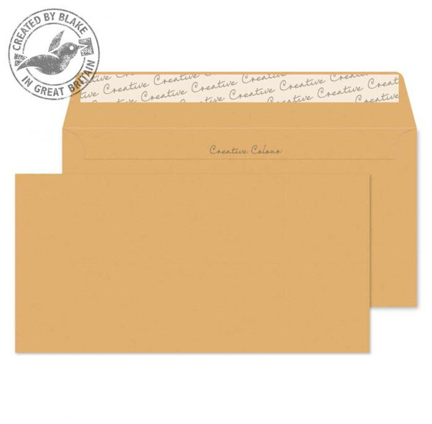 Blake Creative Colour Wallet Peel and Seal Biscuit Beige DL+ 114×229mm 120gsm (Pack 500)