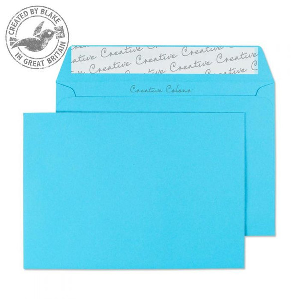 Blake Creative Colour Cocktail Blue Peel and Seal Wallet C6 114x162mm 120gsm (Pack 500)