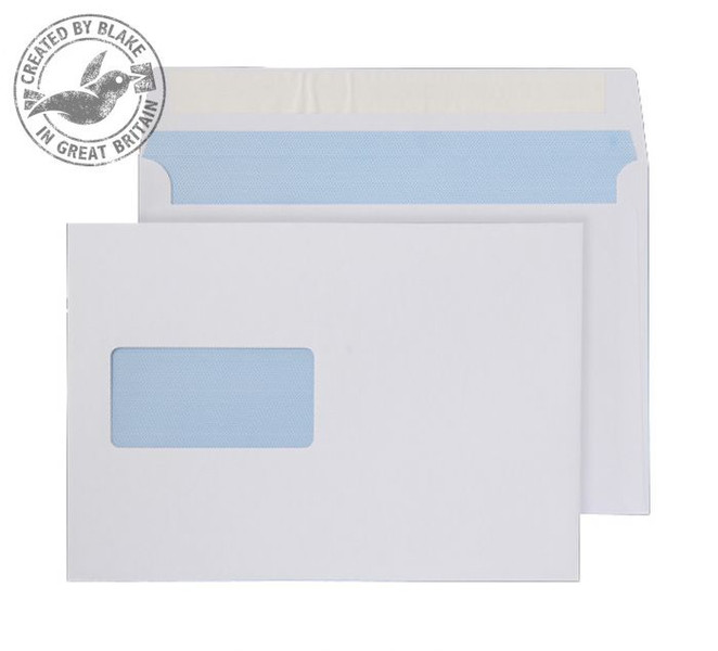 Blake Purely Everyday White Window Peel and Seal Wallet C5 162X229mm 100gsm (Pack 500)