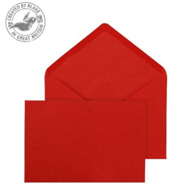 Blake Purely Everyday Red Gummed Banker Invitation C6 114x162mm 100gsm (Pack 500)