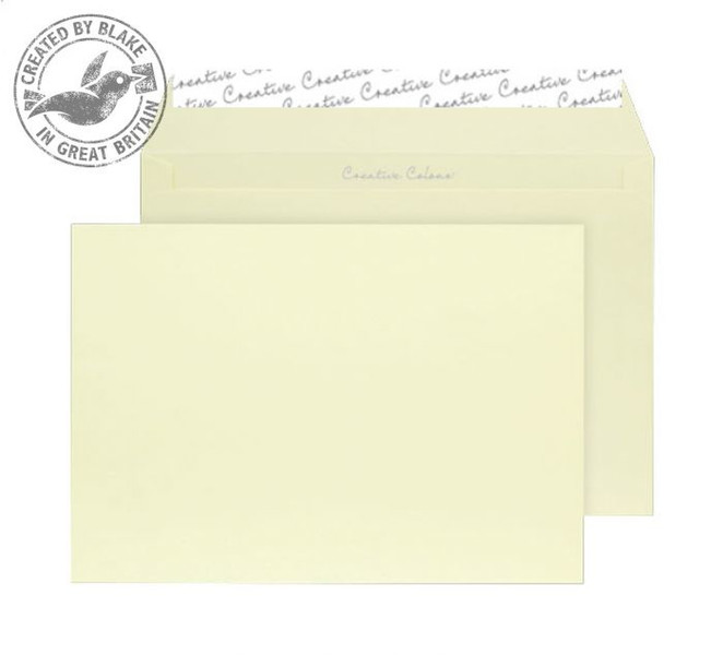 Blake Creative Colour Lemon Yellow Peel and Seal Wallet C4 229x324mm 120gsm (Pack 250)