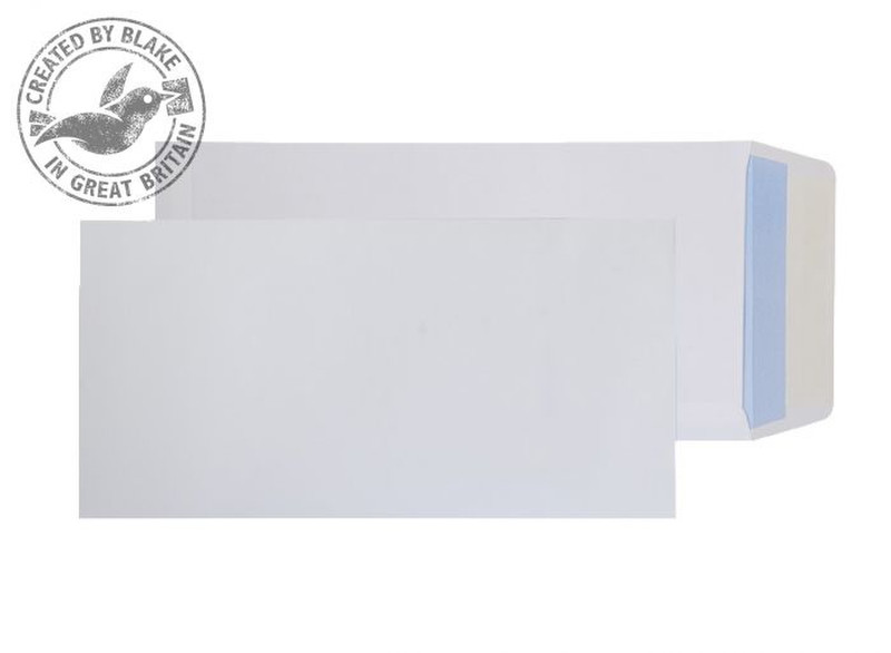 Blake Purely Everyday White Peel and Seal Pocket 305X152mm 100gsm (Pack 250)