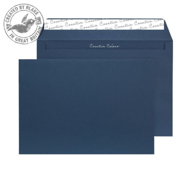 Blake Creative Colour Oxford Blue Peel and Seal Wallet C4 229x324mm 120gsm (Pack 250)