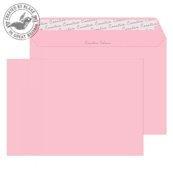 Blake Creative Colour Wallet Peel and Seal Baby Pink C5 162×229mm 120gsm (Pack 25)