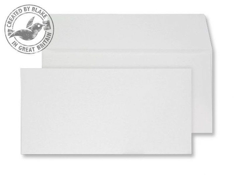 Blake Creative Senses Wallet Peel and Seal Beautifully White DL 110×220mm 180gsm (Pk 50)