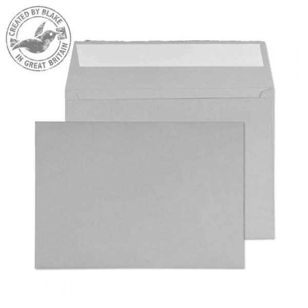 Blake Creative Senses Wallet Peel and Seal Soft Grey C5 162×229mm 180gsm (Pack 50)