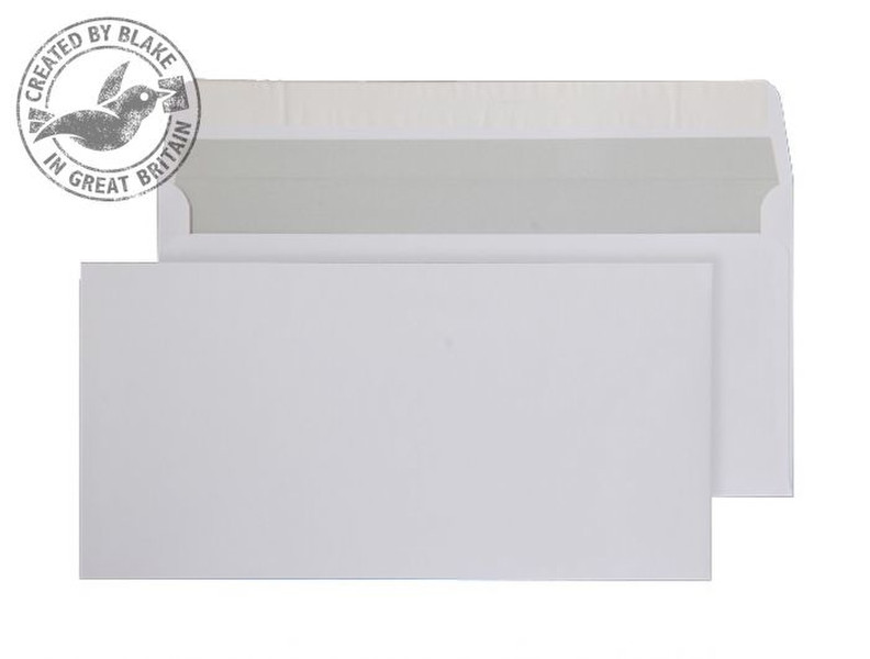 Blake Purely Everyday Bright White Peel and Seal Wallet DL 110x220mm 120gsm (Pack 500)