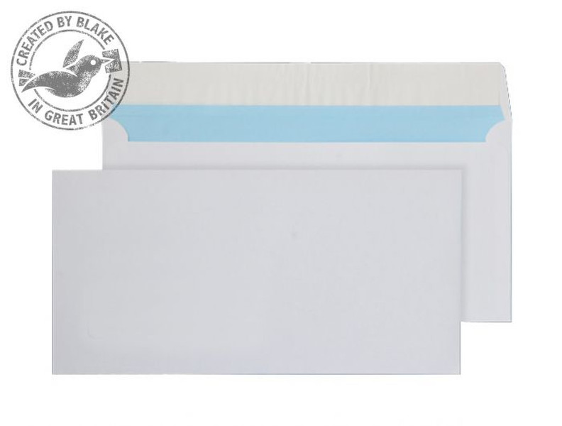 Blake Purely Everyday White Peel and Seal Wallet DL 110x220mm 110gsm (Pack 500)