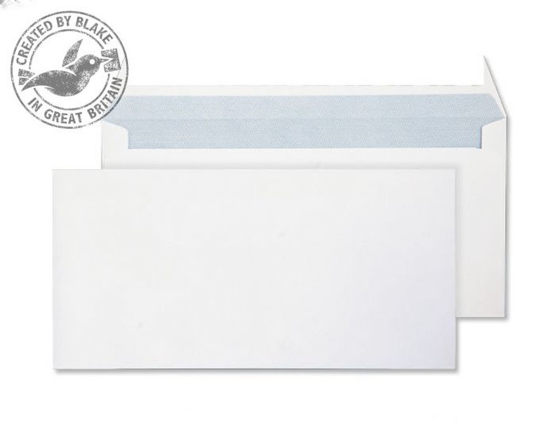 Blake Purely Everyday Ultra White Peel and Seal Wallet DL+ 114x229mm 120gsm (Pack 500)