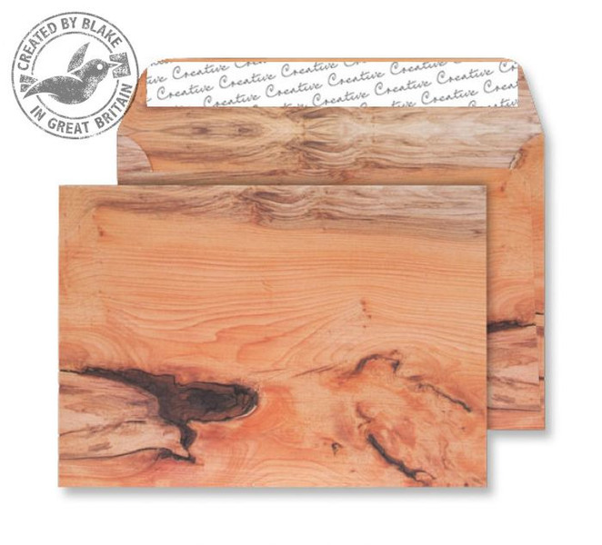 Blake Creative Senses Wallet Peel and Seal Planed Yew C5 162×229mm 135gsm (Pack 20)