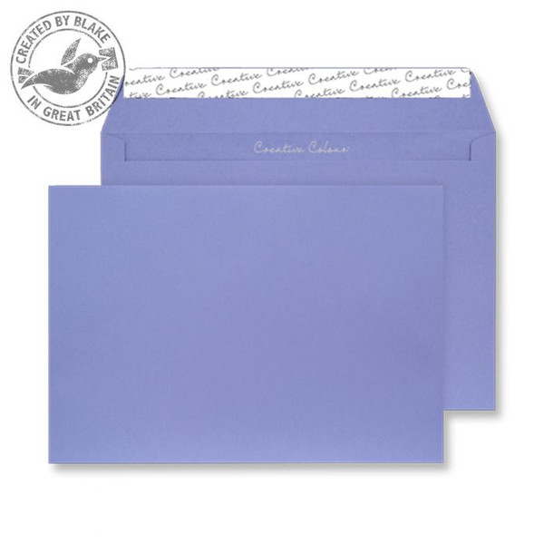 Blake Creative Colour Wallet Peel and Seal Summer Violet C5 162×229mm 120gsm (Pack 25)