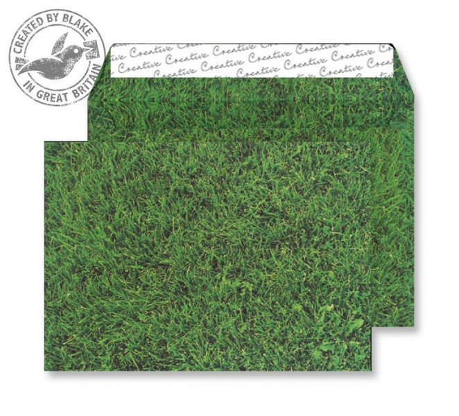 Blake Creative Senses Wallet Peel and Seal Fresh Mown Grass C5 162×229mm 135gsm (Pk 20)