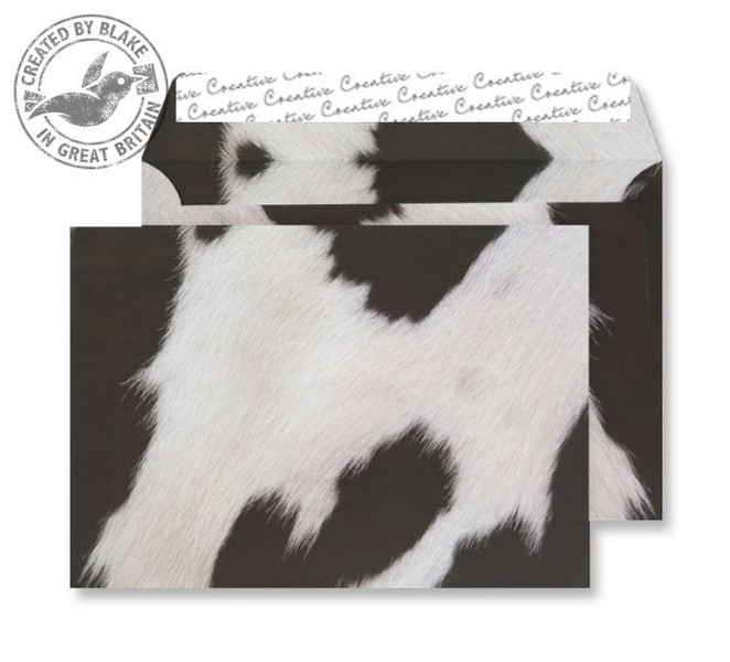 Blake Creative Senses Wallet Peel and Seal Fresian Cow Hide C5 162×229mm 135gsm (Pk 20)