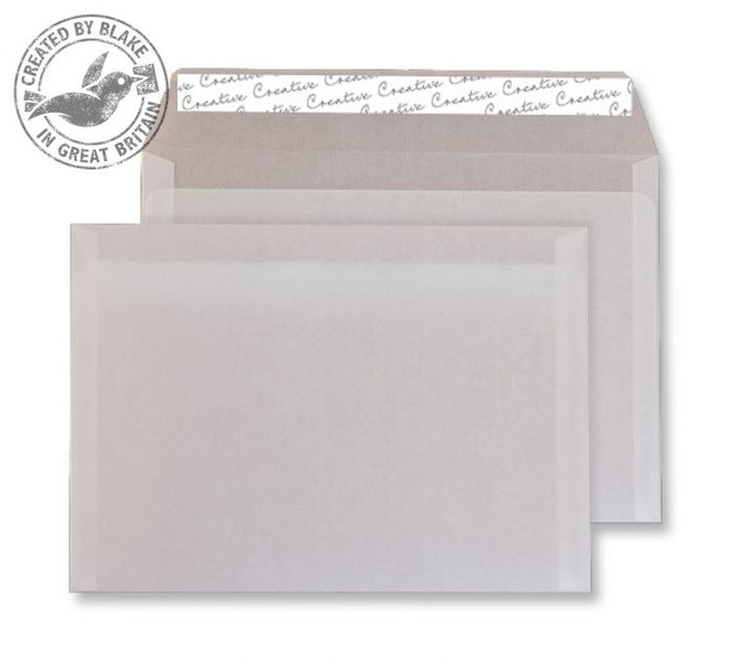 Blake Creative Senses Wallet Peel and Seal Translucent White C5 162×229mm 120gsm (Pk 25)