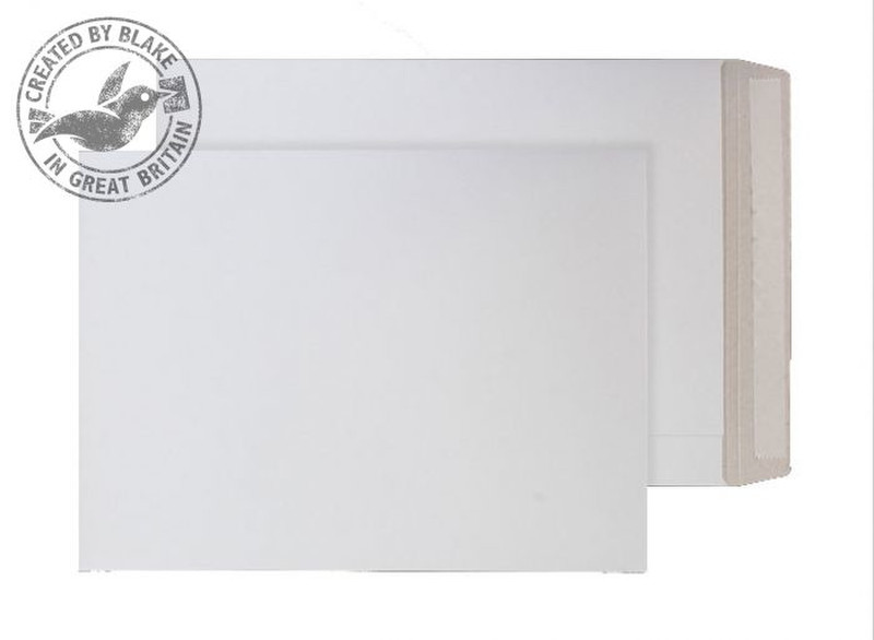 Blake Purely Packaging All Board Pocket Peel and Seal White 330x248 350gsm (Pack 100)